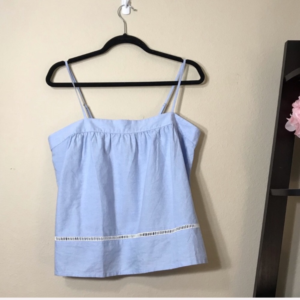 J Crew Eyelet Trim Pajama tank top